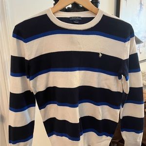 Polo Ralph Lauren Blue Multi Colored Pullover